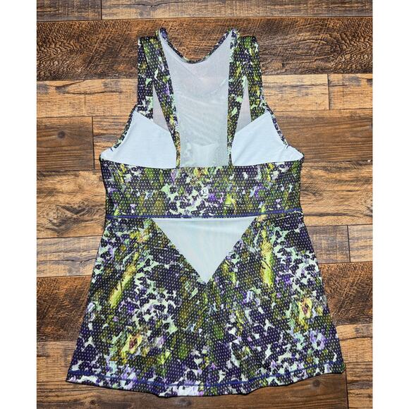 Size 6 Lululemon Racerback Tank Lot – Yellow & Printed Workout Tops - Picture 7 of 10